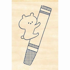 Beverly Companion Rubber Stamp - Crayon handy tall