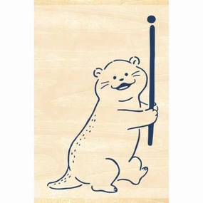 Beverly Companion Rubber Stamp - Otter rubber