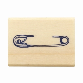 cotton affordable Beverly Companion Rubber Stamp - Safety Pin
