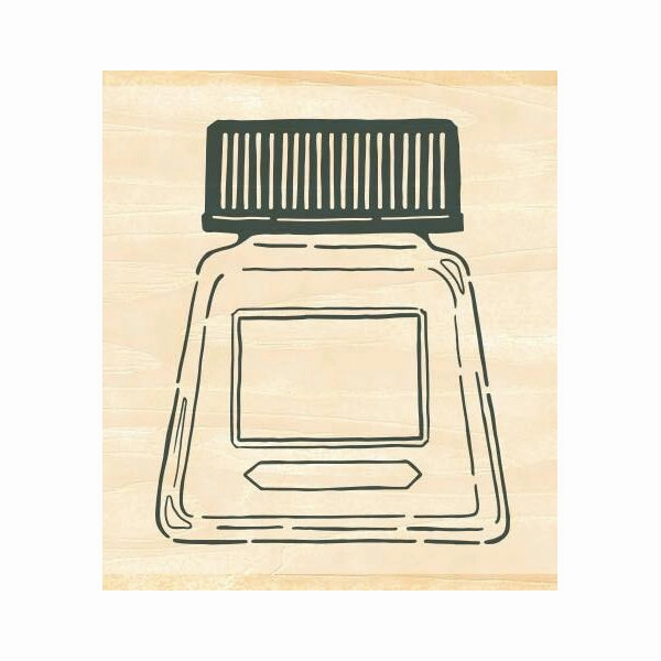 Beverly Ink Companion Stamp - Ink Bottle antislip top