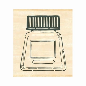 Beverly Ink Companion Stamp - Ink Bottle antislip top