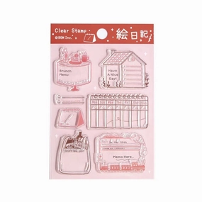 Bgm Clear Stamp Set - Picture Diary retro collectible