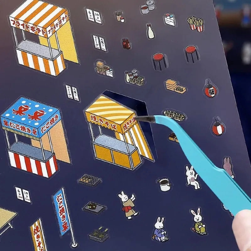 Bgm Diorama 2.5D Sticker - Festival quality