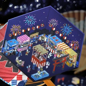 Bgm Diorama 2.5D Sticker - Festival finest linen
