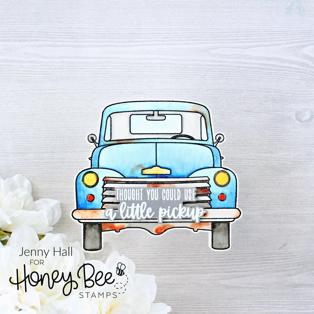 cool paper Big Pickup Cab - 6X6 Stamp Set