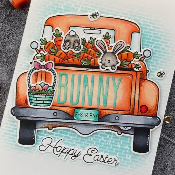 wide bulk Big Pickup Tailgate - 6X6 Stamp Set