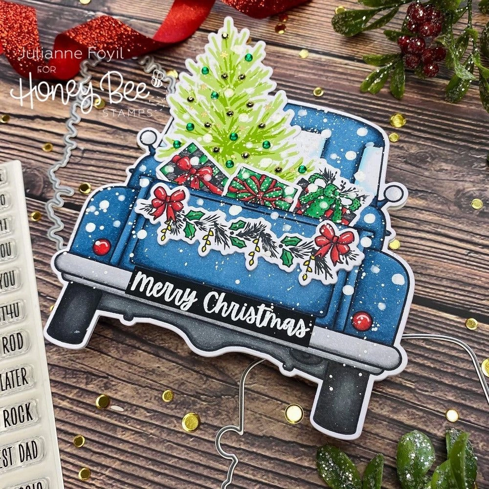 Big Pickup Tailgate - 6X6 Stamp Set wooden paper