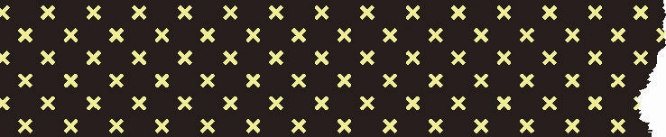 compact lasting Black Cross Japanese Washi Tape ? Basic Mast Masking Tape