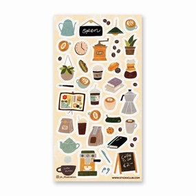 Cafe Joy Sticker Sheet limited mini