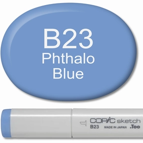 paper washable Copic Sketch Marker - B23 Phthalo Blue