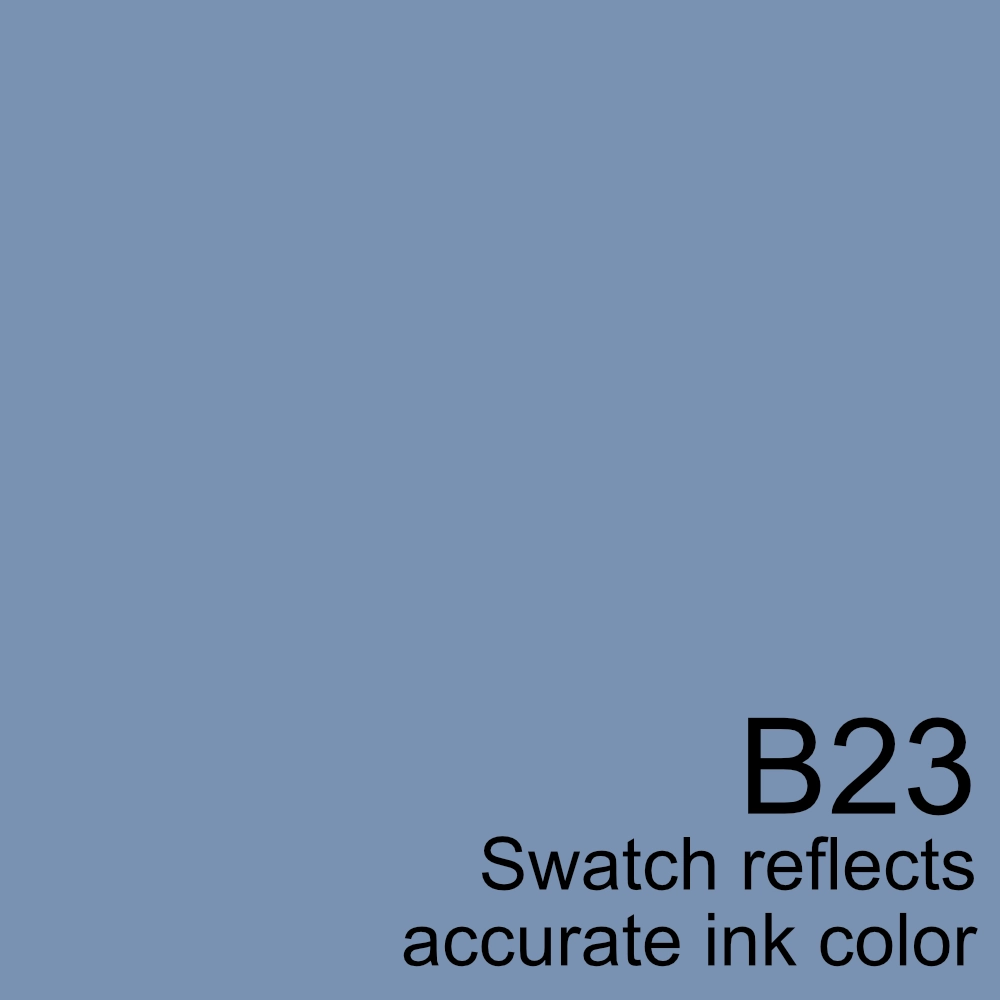 Copic Sketch Marker - B23 Phthalo Blue resilient synthetic