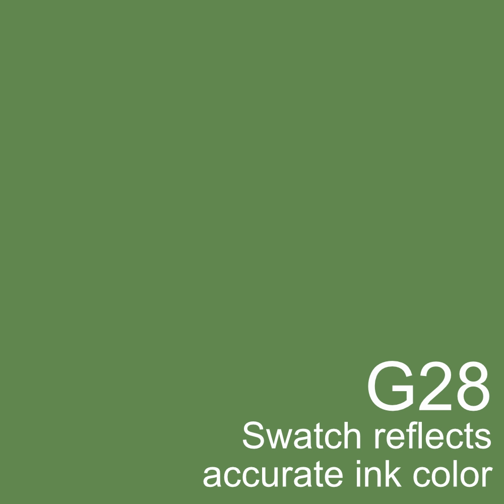 Copic Sketch Marker - G28 Ocean Green antislip