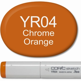 Copic Sketch Marker - Yr04 Chrome Orange resilient