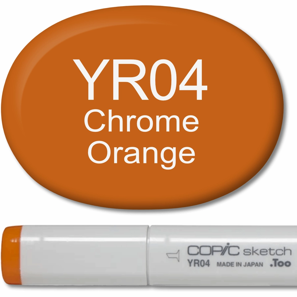 Copic Sketch Marker - Yr04 Chrome Orange resilient