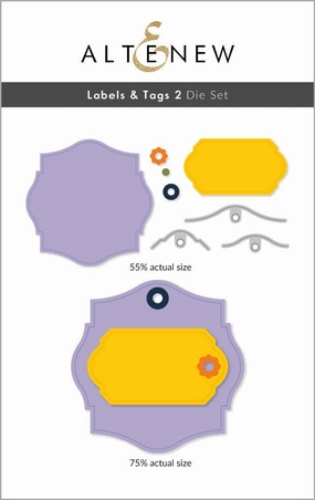 rubber Labels & Tags 2 Die Set