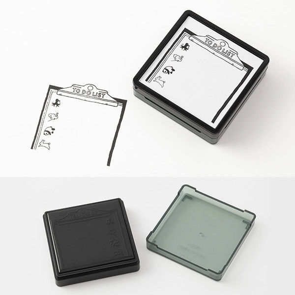 modern boxed Midori Pre-Inked Stamp To Do List