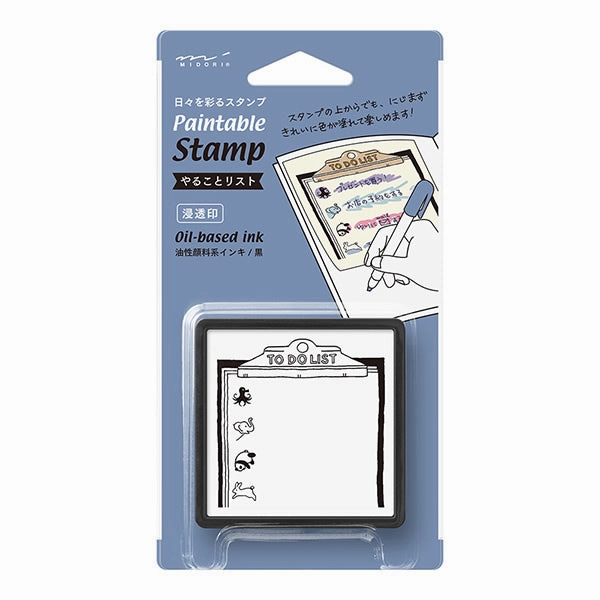 superior exclusive Midori Pre-Inked Stamp To Do List