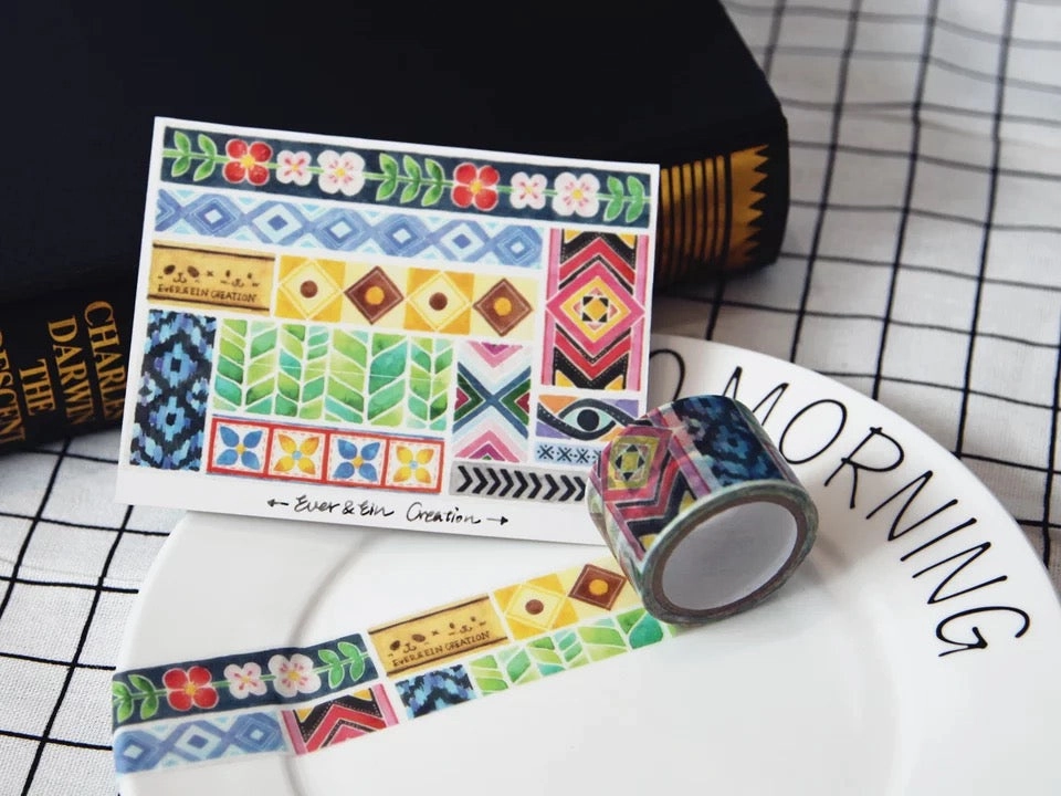 modern alloy Mosaic Tiles Washi Tape Ever&Ein