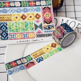 Mosaic Tiles Washi Tape Ever&Ein bamboo refined