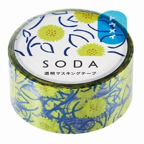 Sunflower Clear Tape Soda paper collectible