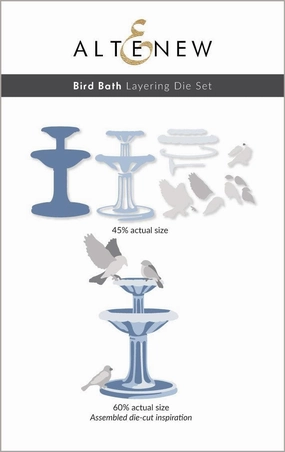 Bird Bath Layering Die Set robust sturdy