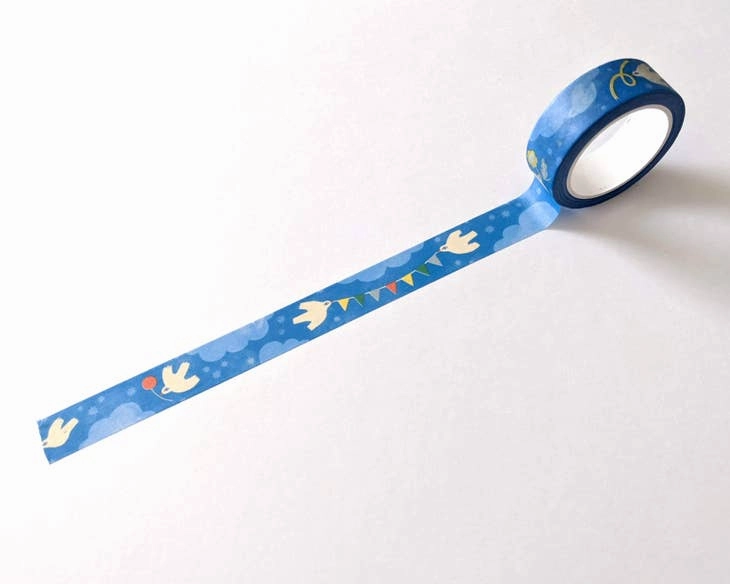 deluxe Bird Celebration Washi Tape