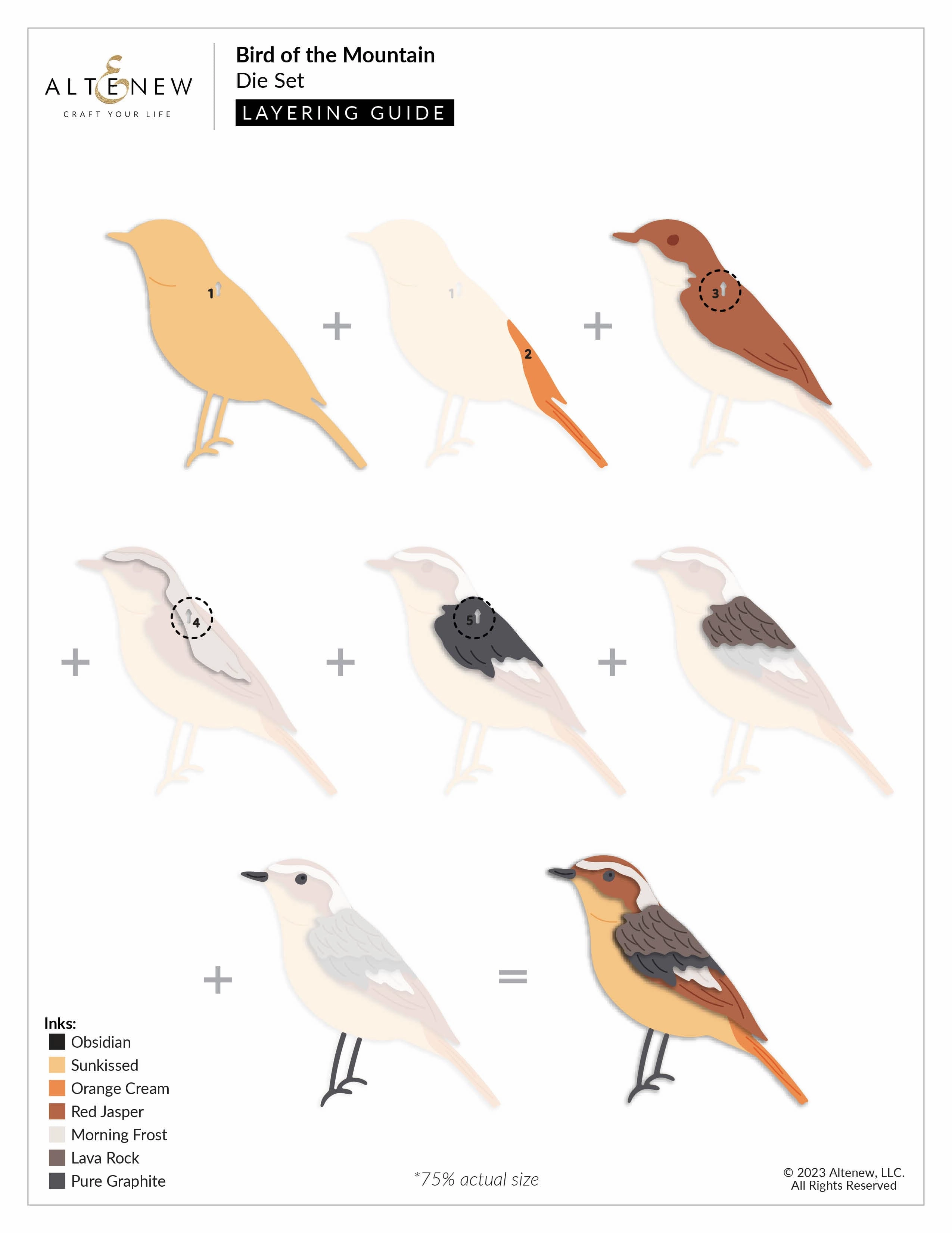 gift Bird Of The Mountain Die Set