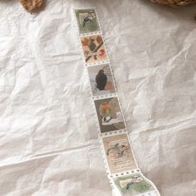 warm Birds Autumn Stamp Washi Tape