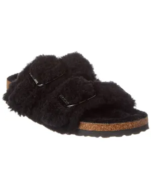 Birkenstock Arizona Big Buckle Schmales Shearling Sandal