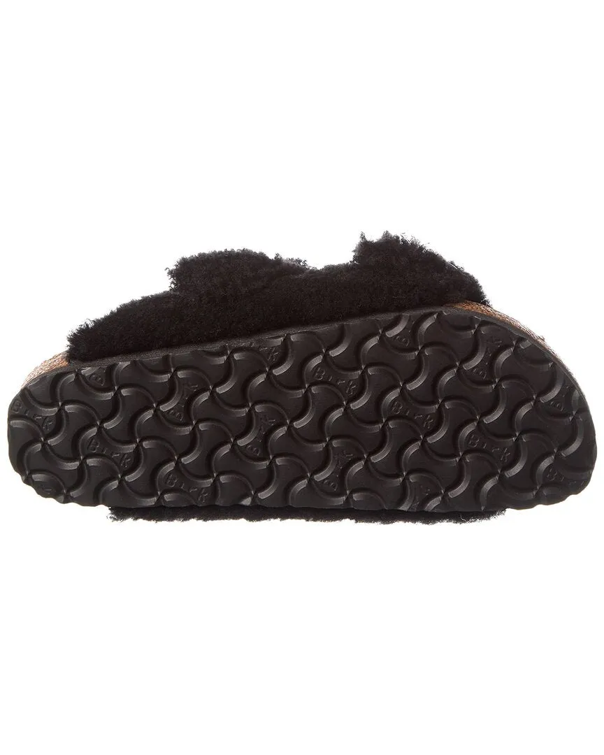 Birkenstock Arizona Big Buckle Schmales Shearling Sandal