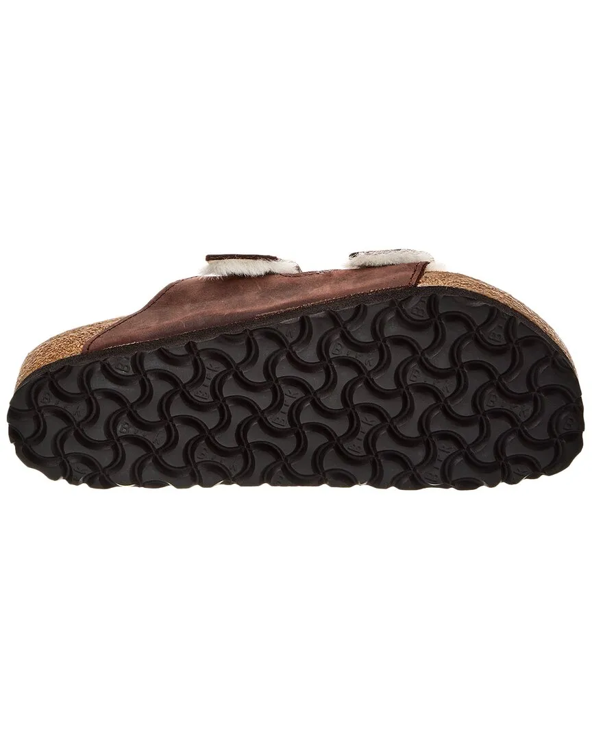Birkenstock Arizona Leder & Schaffell Sandale