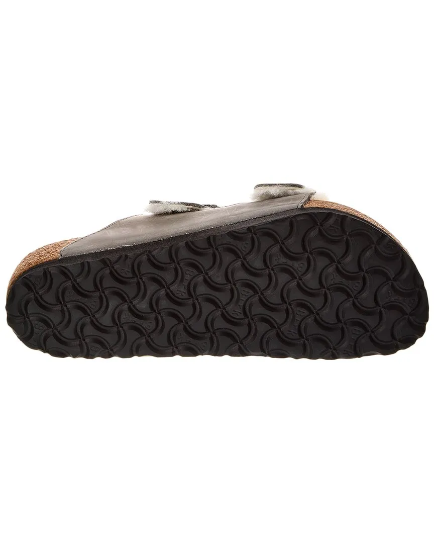 Birkenstock Arizona Leder & Schaffell Sandale