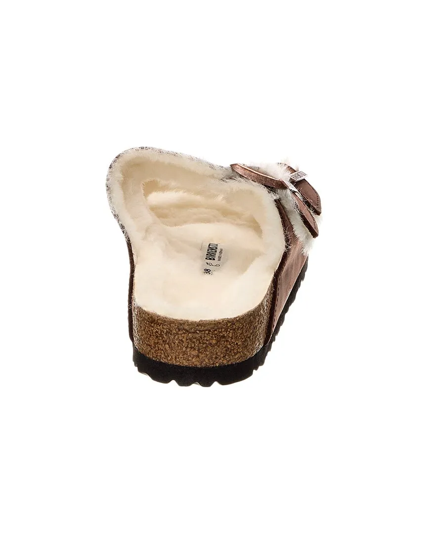 Birkenstock Arizona Leder & Schaffell Sandale