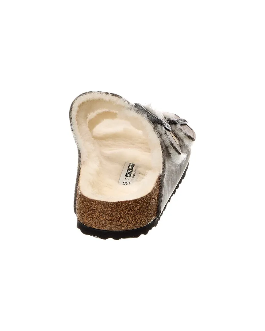 Birkenstock Arizona Leder & Schaffell Sandale