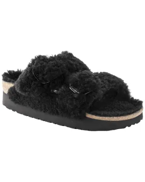 Birkenstock Arizona Schmaler Großer Verschluss Shearling Sandale