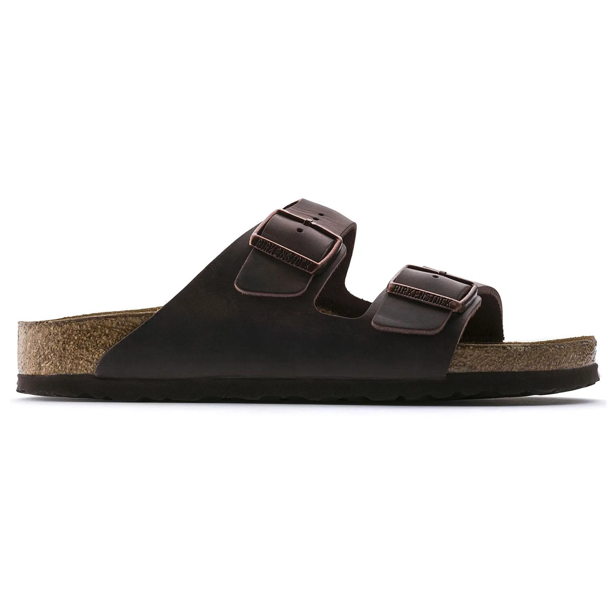 BIRKENSTOCK ARIZONA SOFT FOOTBED HABANA GEÖLTES LEDER UNISEX