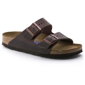 BIRKENSTOCK ARIZONA SOFT FOOTBED HABANA GEÖLTES LEDER UNISEX