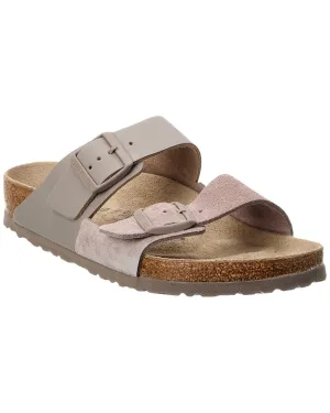 Birkenstock Arizona Sandale aus Spaltleder & Wildleder