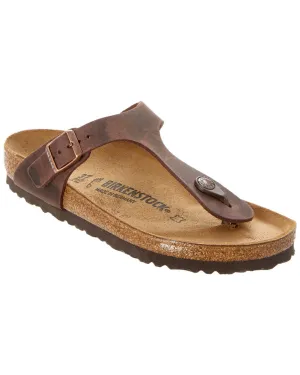 Birkenstock Damen Gizeh Sandale aus geöltem Leder