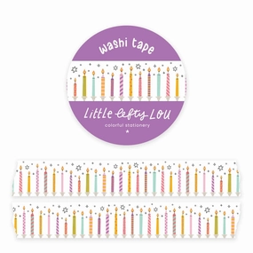 Birthday Candles Washi Tape refillable heatproof