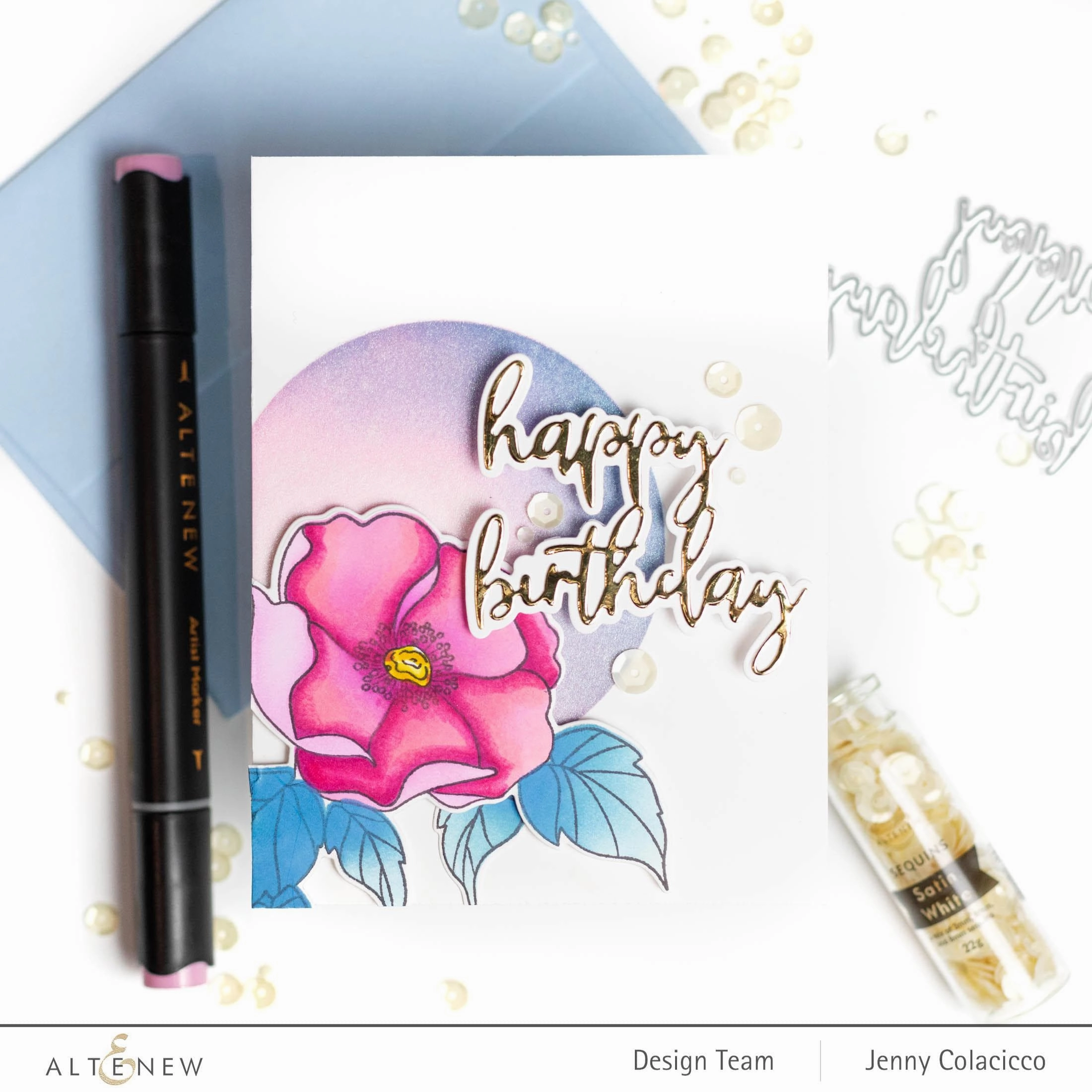 maxi Birthday Wish Die Set