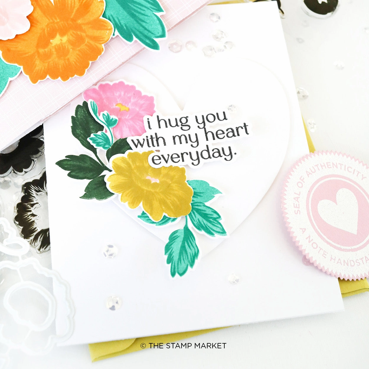professional locking Bitty Blossom Beauty Stamp Bundle