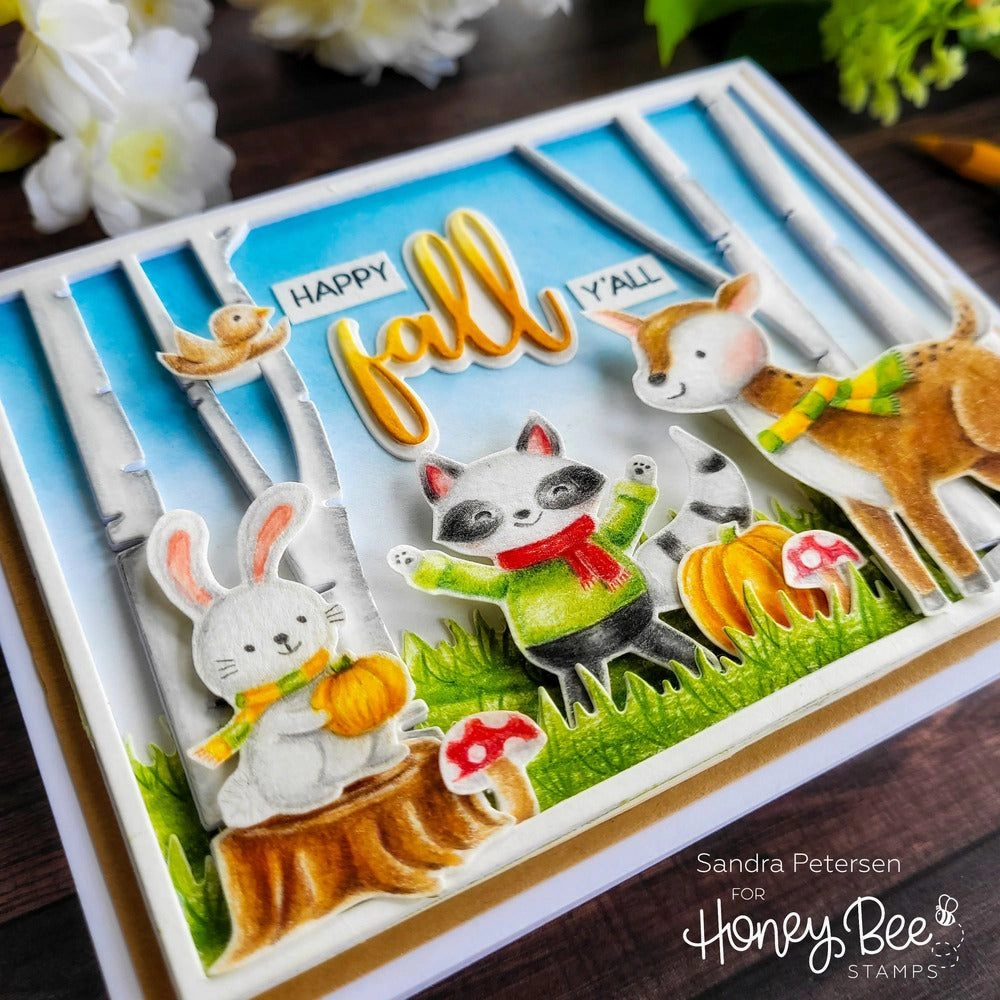 glass short Bitty Buzzwords: Seasons - 4X6 Stamp Set