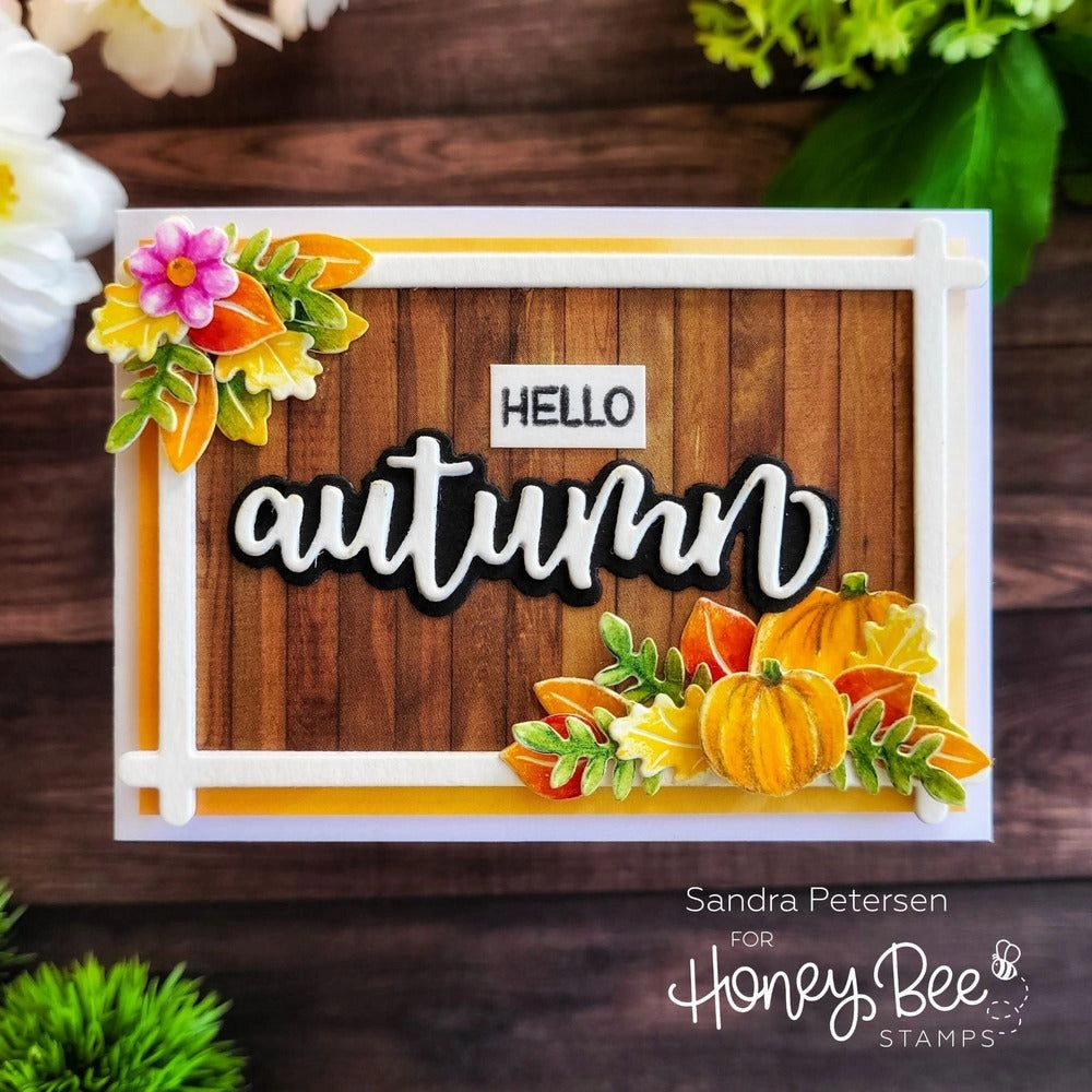 Bitty Buzzwords: Seasons - 4X6 Stamp Set valuable bronze