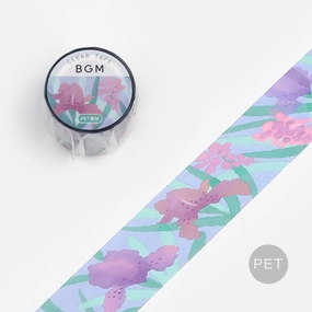 Blue Flag Pet Clear Tape Bgm retro refined