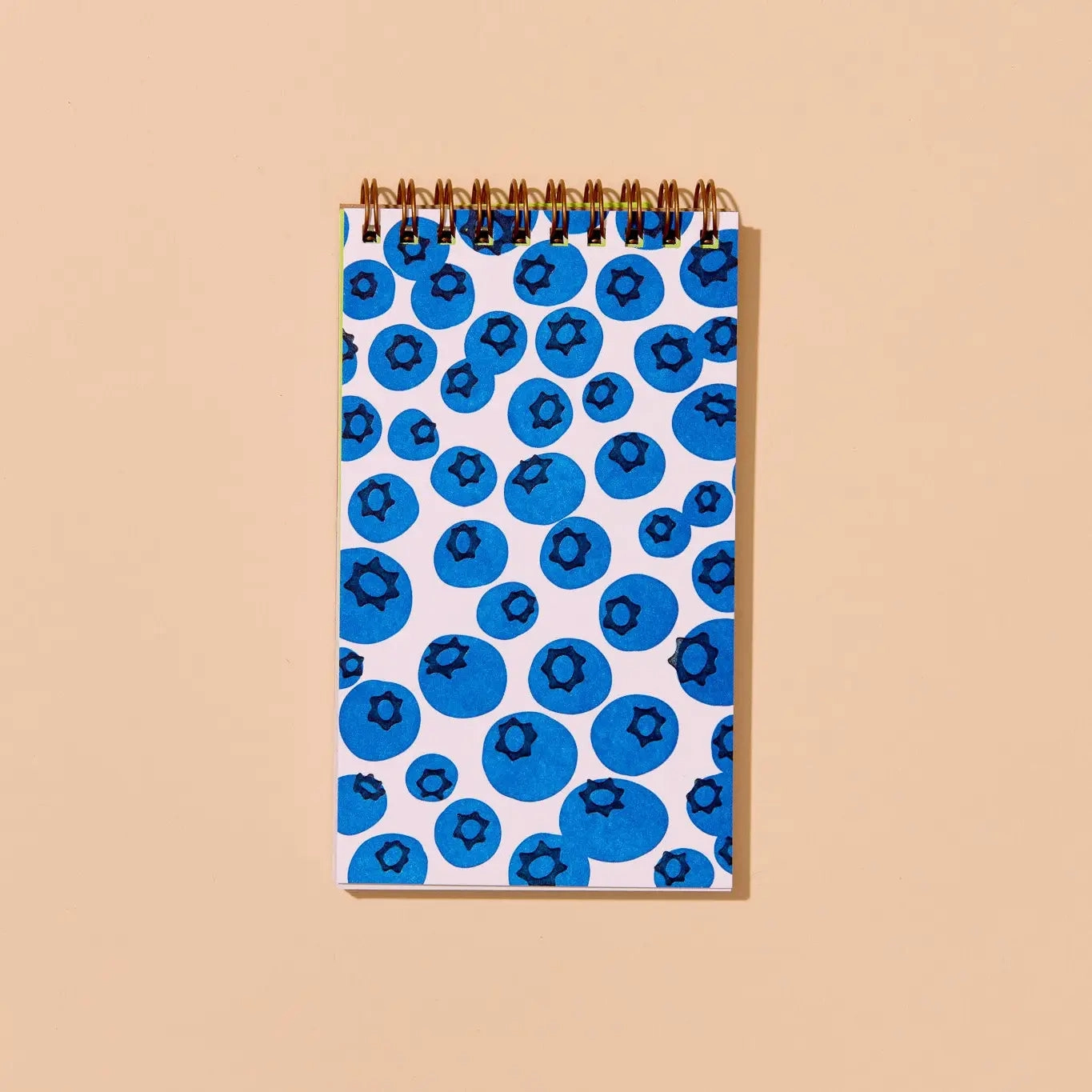 bold gift Blueberries Reporter'S Spiral Bound Letterpress Notebook