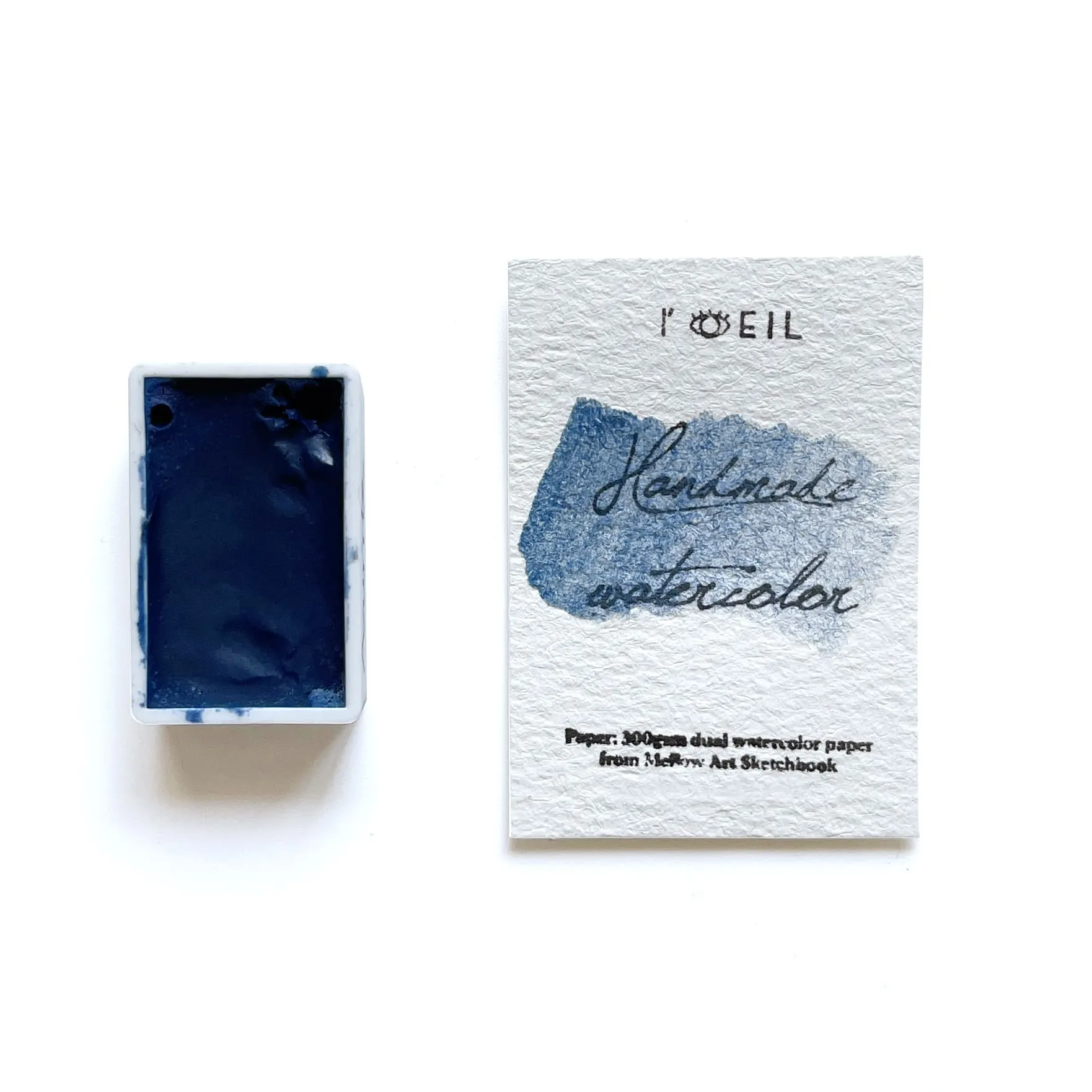 Azurite Pb30 (Mineral) - Artist Grade Handmade Honey Based Watercolor Paint Full Pan 3.2Ml premium