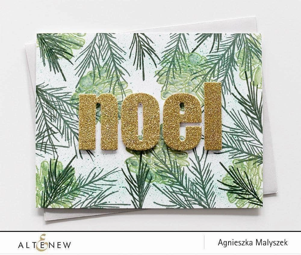 wooden Bold Alphabet Die Set