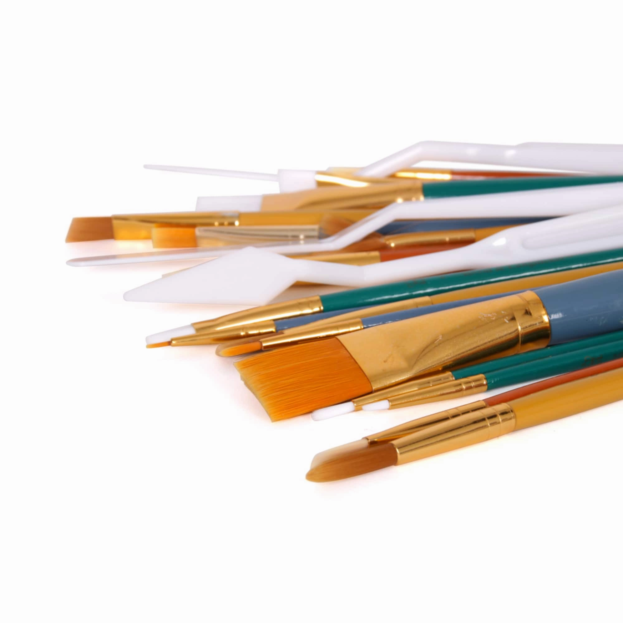 heatproof Artist Paint Brush And Knife Pack - 25 Pieces