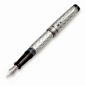 Aurora Optima Riflessi All Sterling Fountain Pen durable